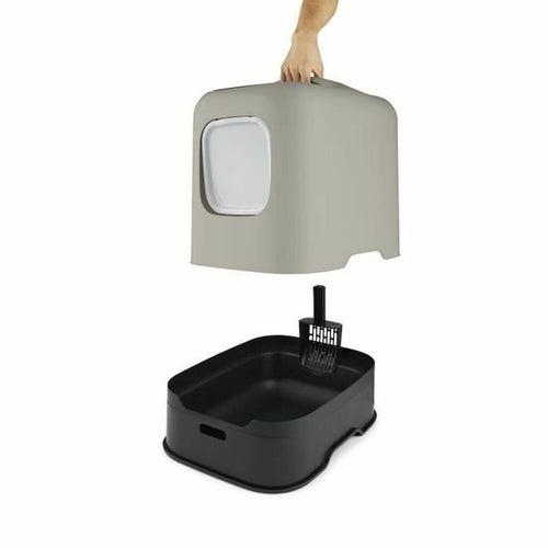 Hooded Cat Litter Box with Scoop