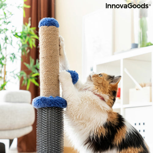 Title "Cat Scratching Post with Massage Base & Hanging Ball