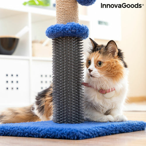 Title "Cat Scratching Post with Massage Base & Hanging Ball