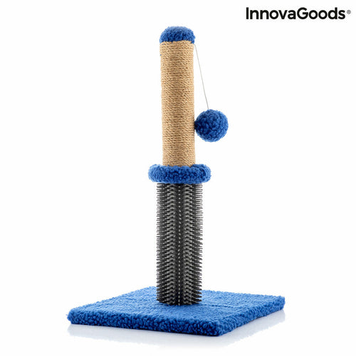 Title "Cat Scratching Post with Massage Base & Hanging Ball
