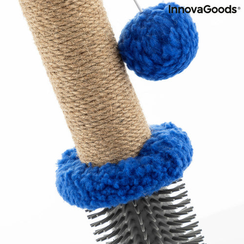 Title "Cat Scratching Post with Massage Base & Hanging Ball