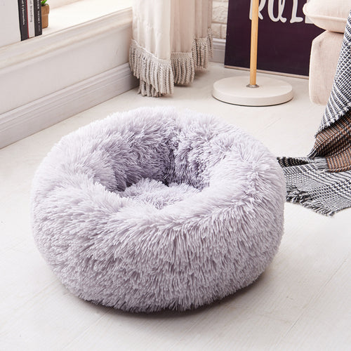 Calming Donut Bed – Ultra Soft Plush Pet Bed
