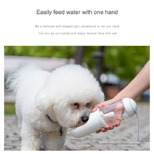 Portable Pet Water Bottle – Travel Dispenser for Dogs & Cats
