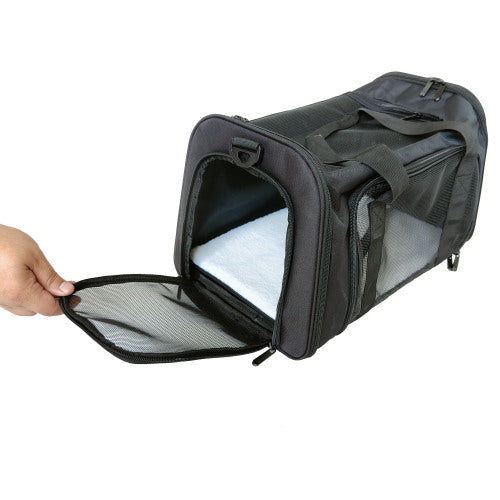 Structured Pet Travel Carrier Bag for Cats & Dogs