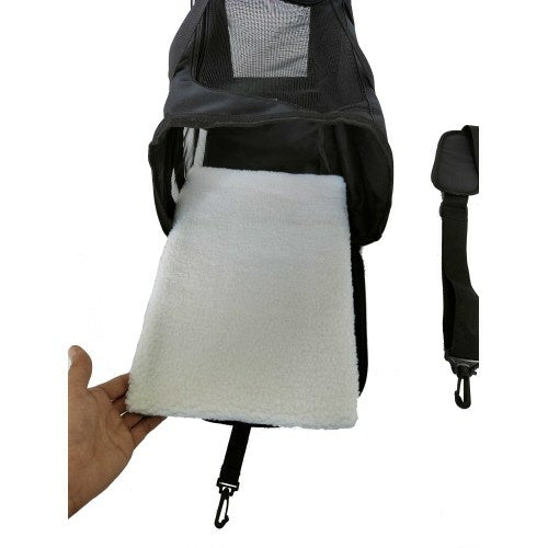Structured Pet Travel Carrier Bag for Cats & Dogs