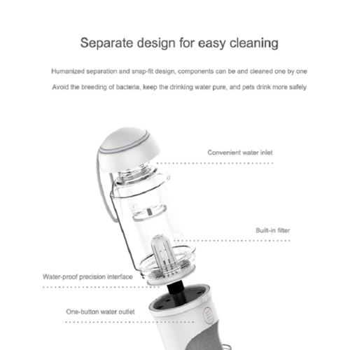Portable Pet Water Bottle – Travel Dispenser for Dogs & Cats