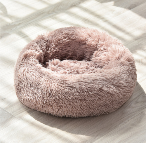 Calming Donut Bed – Ultra Soft Plush Pet Bed