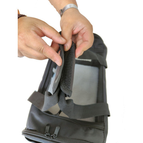 Structured Pet Travel Carrier Bag for Cats & Dogs